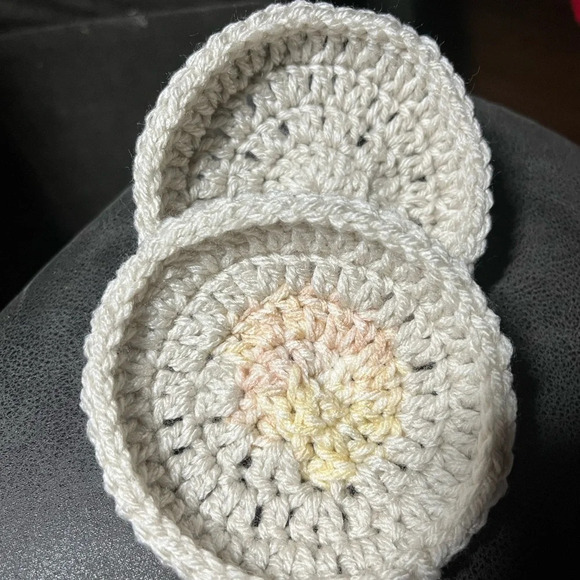 NWT Handmade, crocheted, mug hug coasters - Picture 1 of 2
